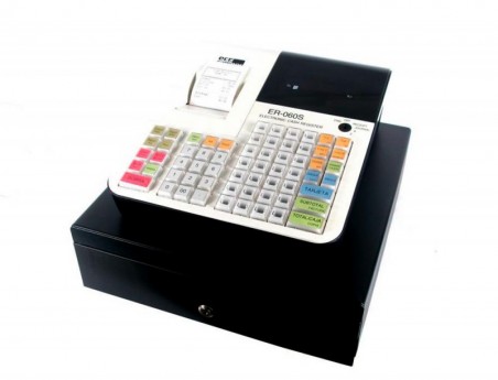 CAIXA REGISTADORA ECR SAMPOS ER-60 BRANCA 28 DEPARTAMENTOS D