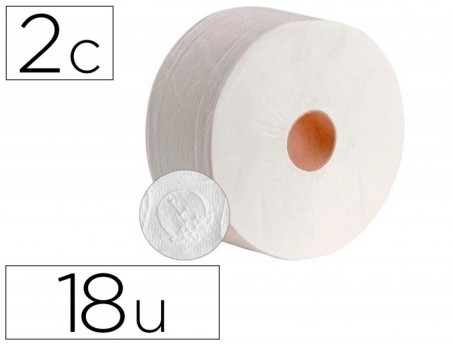 PAPEL HIGIENICO DAHI JUMBO 2 CAPAS CELULOSA BLANCA 140 MT MA
