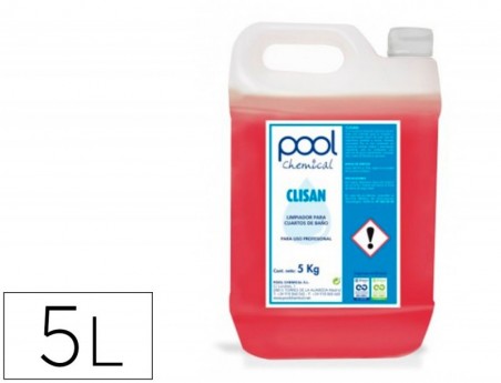 LIQUIDO DE LIMPEZA CASAS DE BANHO POOL CHEMICAL CLISAN ANTIC