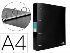 PASTA LIDERPAPEL POLIPROPILENO DIN A4 4 ANEIS MISTOS 40 MM P