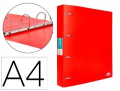 PASTA LIDERPAPEL POLIPROPILENO DIN A4 4 ANEIS MISTOS 40 MM V