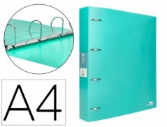 PASTA LIDERPAPEL POLIPROPILENO DIN A4 4 ANEIS MISTOS 40 MM V