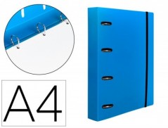 PASTA LIDERPAPEL COM RECARGA POLIPROPILENO DIN A4 4 ANEIS 25