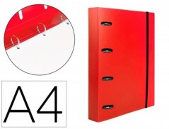 PASTA LIDERPAPEL COM RECARGA POLIPROPILENO DIN A4 4 ANEIS 25