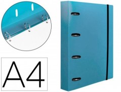 PASTA LIDERPAPEL COM RECARGA POLIPROPILENO DIN A4 4 ANEIS 25