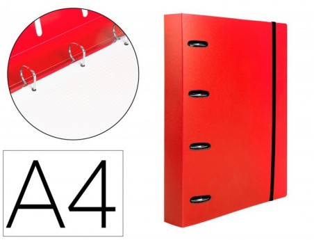 PASTA LIDERPAPEL COM RECARGA POLIPROPILENO DIN A4 4 ANEIS 40