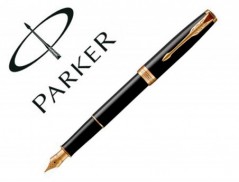 CONJUNTO PARKER SONNET PRETO GT CANETA + PORTA CART ES