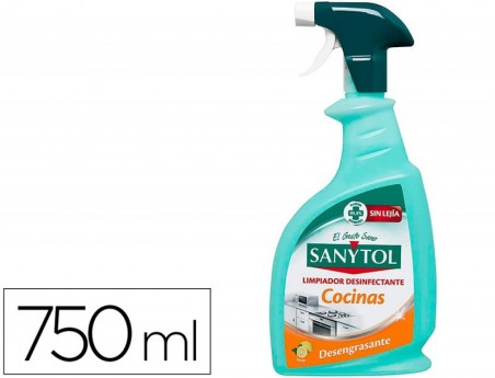 DETERGENTE DESEMFETANTE SANYTOL PARA COZINHAS COM PISTOLA PU