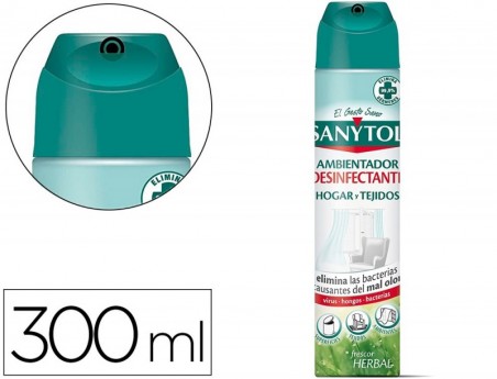 AMBIENTADOR SANYTOL DESINFETANTE PARA CASA E TECIDOS SPRAY F