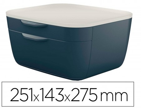 MODULO DE GAVETAS PARA SECRETARIA LEITZ COSY 2 GAVETAS COR C