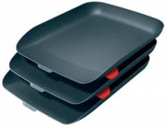 TABULEIRO DE SECRETARIA EM PLASTICO LEITZ COSY CONJUNTO DE 3