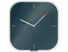 RELOGIO DE PAREDE EM VIDRO LEITZ COSY CINZA