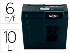 DESTRUIDORA DE DOCUMENTOS REXEL SECURE X6 EU CAPACIDADEE 6 F