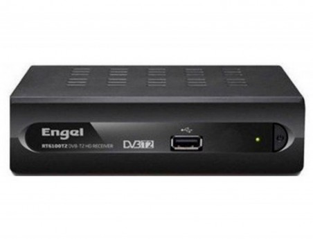 RECETOR GRAVADOR ENGEL RT6110T2 DVB-T2 HDMI/AV MODO HOTEL CE