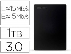 DISCO RIGIDO EXTERNO TOSHIBA CANVIO SLIM HDD 2,50" 5.000 MBI