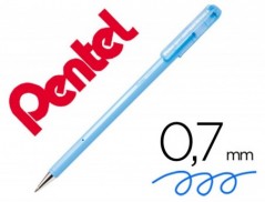 12un ESFEROGRAFICA PENTEL BK77 ANTIBACTERIAL AZUL