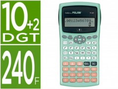 CALCULADORA MILAN CIENTIFICA M240 SILVER 2 LINHAS 240 FUNCOE