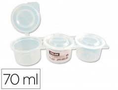 COPO MISTURA DE TINTAS MILAN TRIPLE COM TAMPA 70 ML