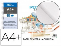 BLOCO DE DESENHO AGUARELA SADIPAL FABRIANO COLADO DIN A4+ 10