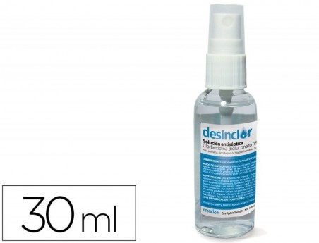 SOLUCAO ANTISSEPTICA CLOREXIDINA DESEMCLOR FRASCO DE 30 ML P
