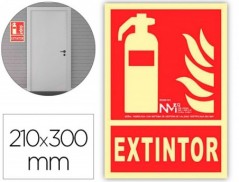 PICTOGRAMA ARCHIVO 2000 EXTINTOR PVC VERMELHO LUMINISCENTE 2