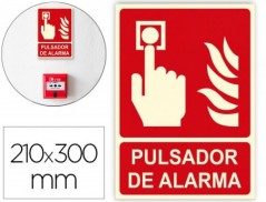 PICTOGRAMA ARCHIVO 2000 BOTAO DE ALARME PVC VERMELHO LUMINIS