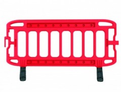 BARREIRA FARU NAVIGATOR POLIETILENO VERMELHO COMPRIMENTO 2 M