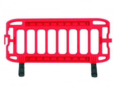 BARREIRA FARU NAVIGATOR POLIETILENO VERMELHO COMPRIMENTO 2 M