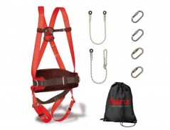 CONJUNTO TRABALHO EM ALTURA FARU ARNES P50F + CORDA C170 + 2