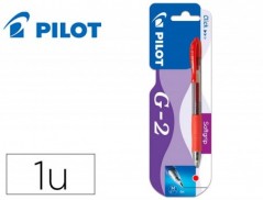 ESFEROGRAFICA PILOT G-2 VERMELHO TINTA GEL RETRATIL APOIO EM