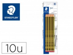 LAPIS DE GRAFITE STAEDTLER NORIS Nº2 HB BLISTER DE 10 UNIDAD