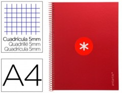 CADERNO ESPIRAL LIDERPAPEL DIN A4 ANTARTIK CAPA FORRADA 80F