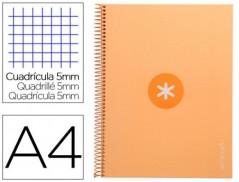 CADERNO ESPIRAL LIDERPAPEL DIN A4 ANTARTIK CAPA FORRADA 80F