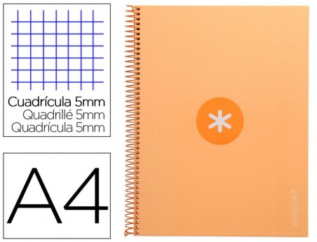 CADERNO ESPIRAL LIDERPAPEL DIN A4 ANTARTIK CAPA FORRADA 80F