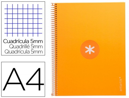 CADERNO ESPIRAL LIDERPAPEL DIN A4 ANTARTIK CAPA FORRADA 80F