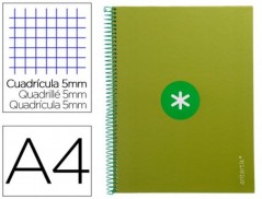 CADERNO ESPIRAL LIDERPAPEL DIN A4 ANTARTIK CAPA FORRADA 80F
