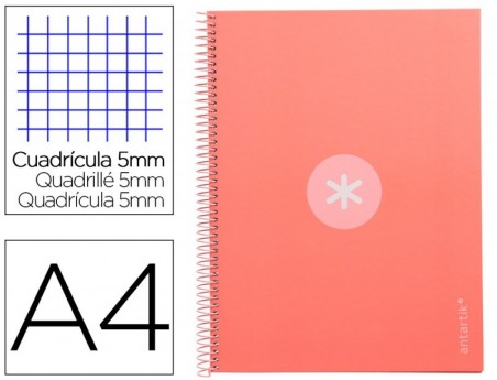 CADERNO ESPIRAL LIDERPAPEL DIN A4 ANTARTIK CAPA FORRADA 80F