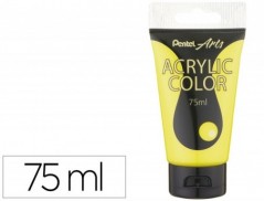 TINTA ACRILICA PENTEL EM TUBO DE 75 ML COR AMARELO LIMAO