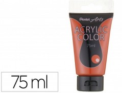 TINTA ACRILICA PENTEL EM TUBO DE 75 ML COR CASTANHO
