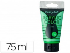 TINTA ACRILICA PENTEL EM TUBO DE 75 ML COR ESPECIAL VERDE FL
