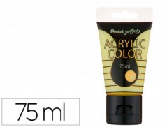 TINTA ACRILICA PENTEL EM TUBO DE 75 ML COR ESPECIAL AMARELO