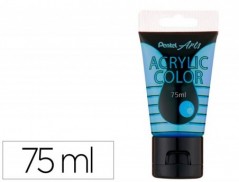 TINTA ACRILICA PENTEL EM TUBO DE 75 ML COR ESPECIAL AZUL MET