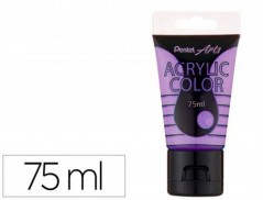 TINTA ACRILICA PENTEL EM TUBO DE 75 ML COR ESPECIAL LILAS ME