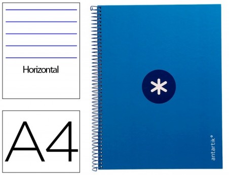 CADERNO ESPIRAL LIDERPAPEL DIN A4 ANTARTIK CAPA FORRADA 80F