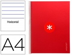 CADERNO ESPIRAL LIDERPAPEL DIN A4 ANTARTIK CAPA FORRADA 80F