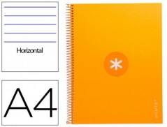 CADERNO ESPIRAL LIDERPAPEL DIN A4 ANTARTIK CAPA FORRADA 80F