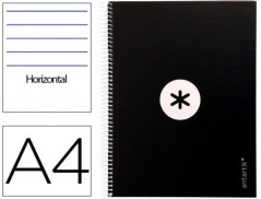CADERNO ESPIRAL LIDERPAPEL DIN A4 ANTARTIK CAPA FORRADA 80F