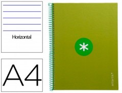 CADERNO ESPIRAL LIDERPAPEL DIN A4 ANTARTIK CAPA FORRADA 80F