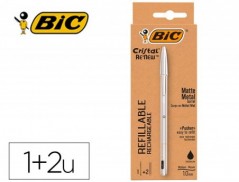 ESFEROGRAFICA BIC CRISTAL RENEW TINTA PRETA PACK DE 1 UNIDAD