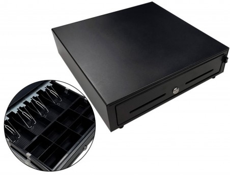 GAVETA DE DINHEIRO SEYPOS ELETRICO METALICO COMPARTIMENTOS 8